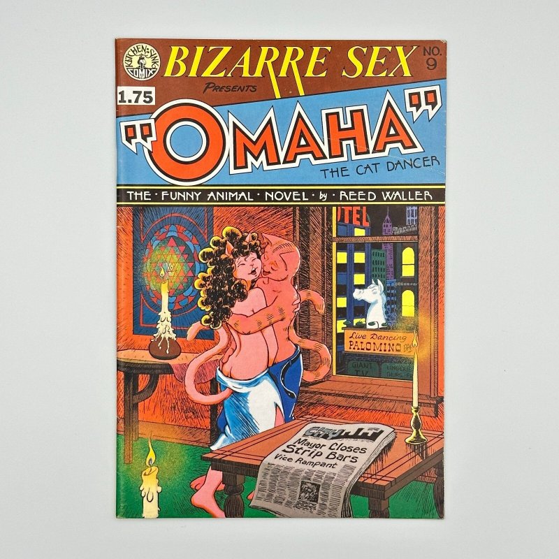 Bizarre Sex #9, raw comic book in VF- condition — front cover