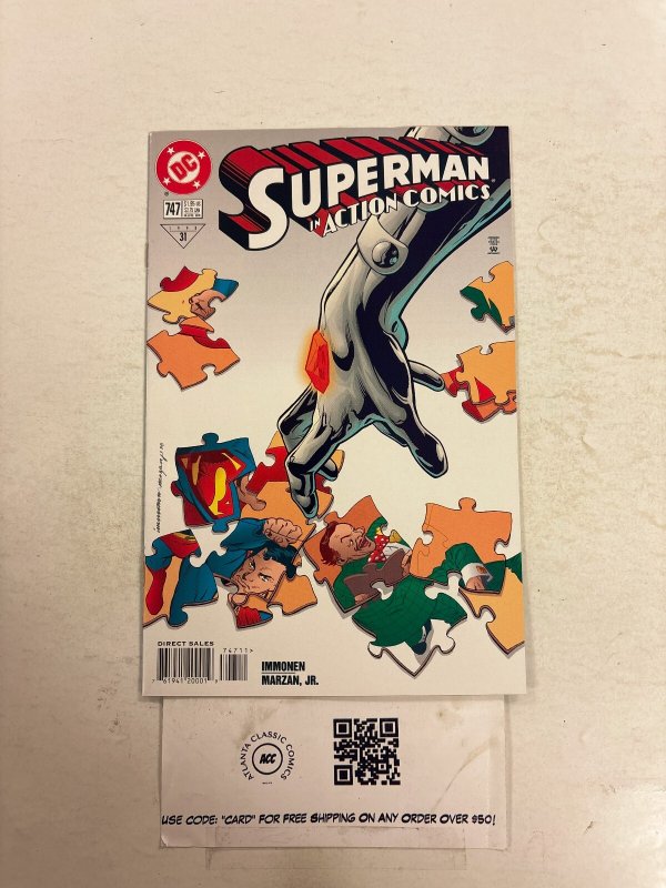 Action Comics #747 (DC Comics, 1999), raw comic book in NM condition — front cover