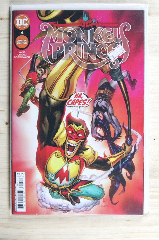 Monkey Prince #4 (DC Comics, 2022), raw comic book in NM+ 9.6 condition — front cover