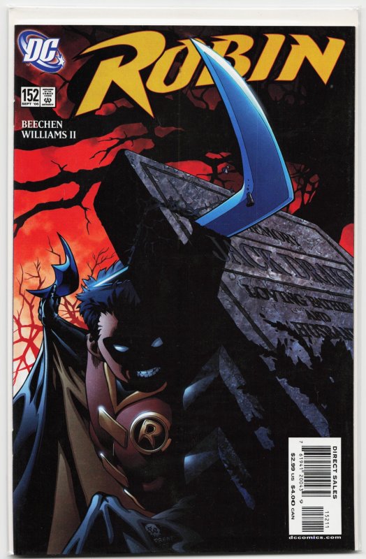 Robin #152 (DC Comics, 2006), raw, ungraded comic book — front cover