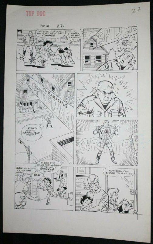 Top Dog #10 (1986), raw, ungraded comic book — front cover