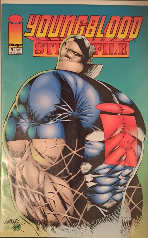 Youngblood Strikefile #5 (Image Comics, 1994), raw, ungraded comic book — front cover