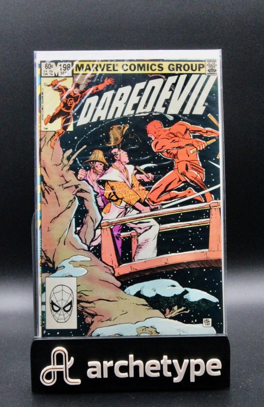 Daredevil #198 (Marvel Comics, 1983), raw, ungraded comic book — front cover