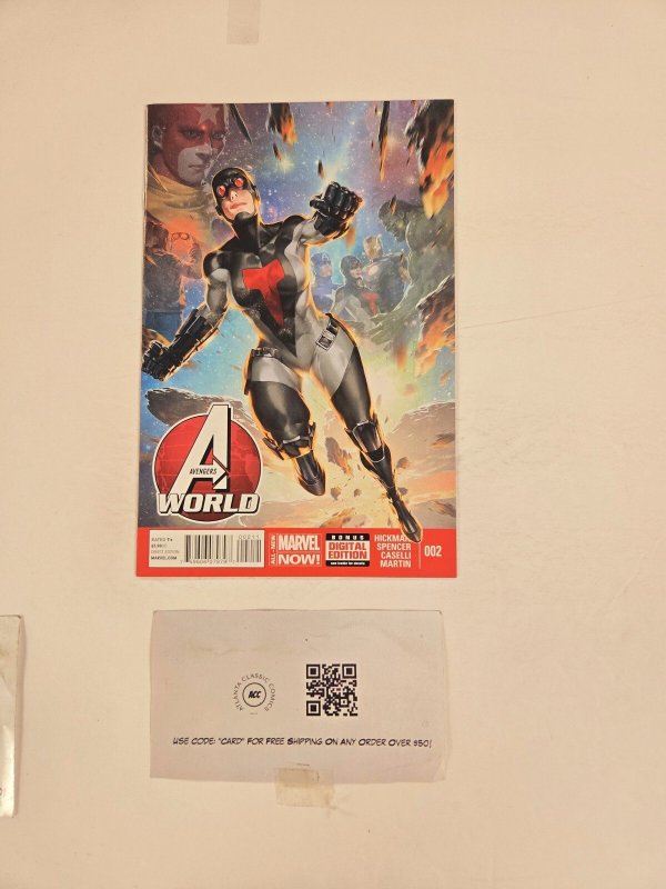 Avengers World #2 (Marvel Comics), raw comic book in NM condition — front cover