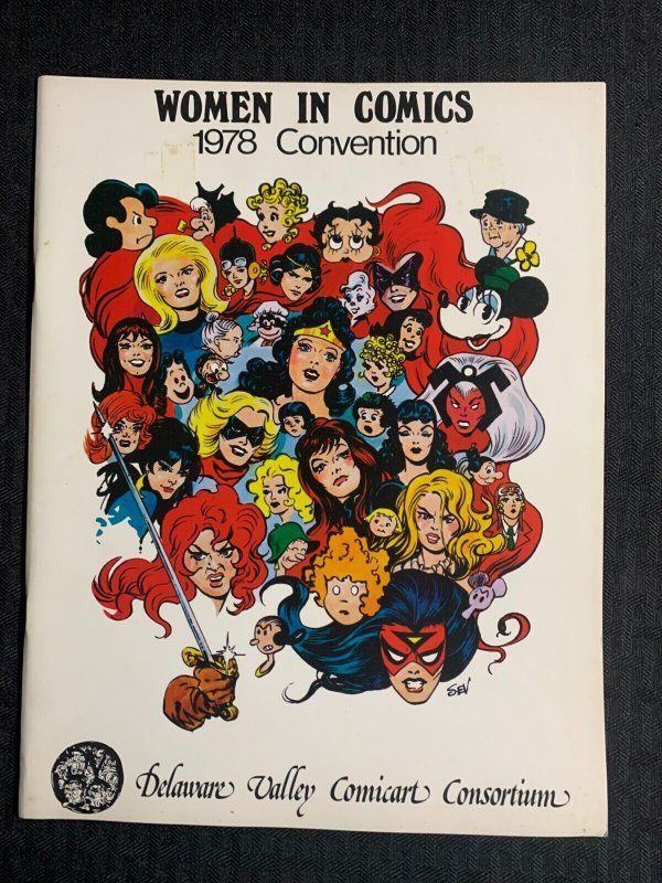 1978 Women IN Comics Convention Program FVF 7.0 Delaware Valley Comicart Consort (1978), raw comic book in 7.0 condition — front cover