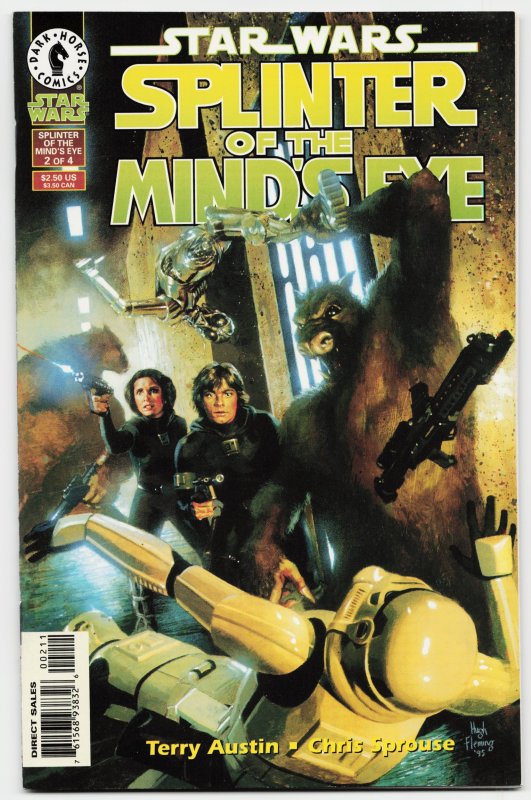Star Wars: Splinter of the Mind's Eye #2 (Dark Horse Comics, 1996), raw, ungraded comic book — front cover