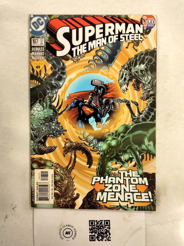 Superman the Man of Steel #107 (DC Comics), raw comic book in NM condition — front cover
