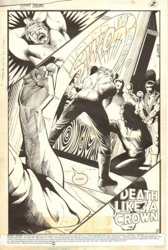 Secret Origins #15 (1987), raw, ungraded comic book — front cover