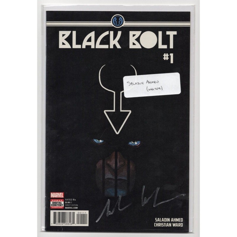 ? Black Bolt #1 (Marvel Comics, 2017), raw comic book in NM 9.4 condition — front cover