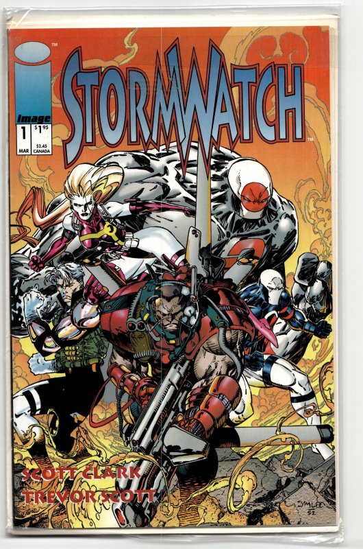 Stormwatch #1 (Image Comics, 1993), raw, ungraded comic book — front cover