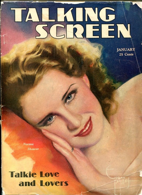 MAG: Talking Screen Magazine #1 (1930), raw, ungraded comic book — front cover