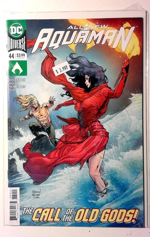 Aquaman #44 (DC Comics, 2019), raw, ungraded comic book — front cover