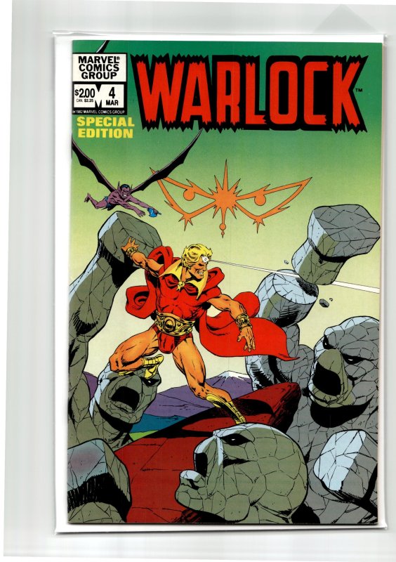 Warlock #4 (Marvel Comics, 1983), raw, ungraded comic book — front cover