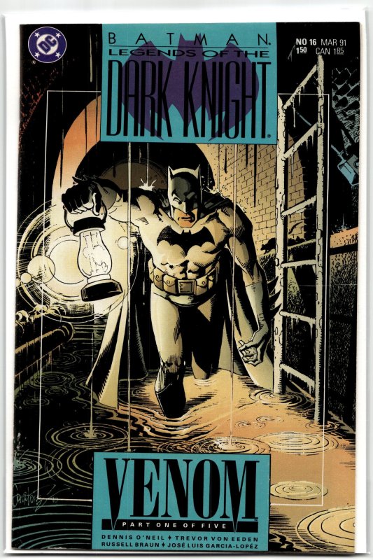 Legends of the Dark Knight #16 (DC Comics, 1991), raw, ungraded comic book — front cover