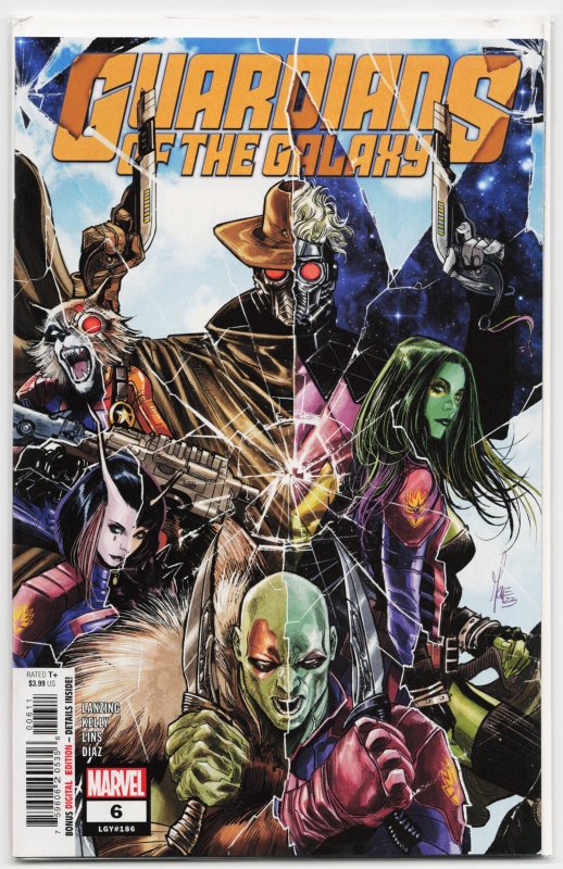 Guardians of the Galaxy #6 (Marvel Comics, 2023), raw, ungraded comic book — front cover