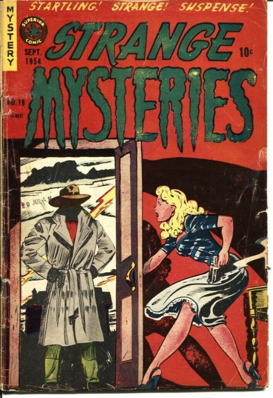 Strange Mysteries #19, raw, ungraded comic book — front cover