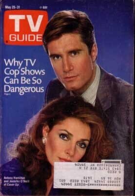 Mag: TV Guide 5/25/85-Anthony Hamilton-Jennifer O'neill G, raw, ungraded comic book — front cover
