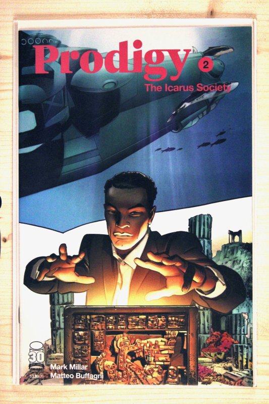 Prodigy: The Icarus Society #2 (2022), raw comic book in NM+ 9.6 condition — front cover
