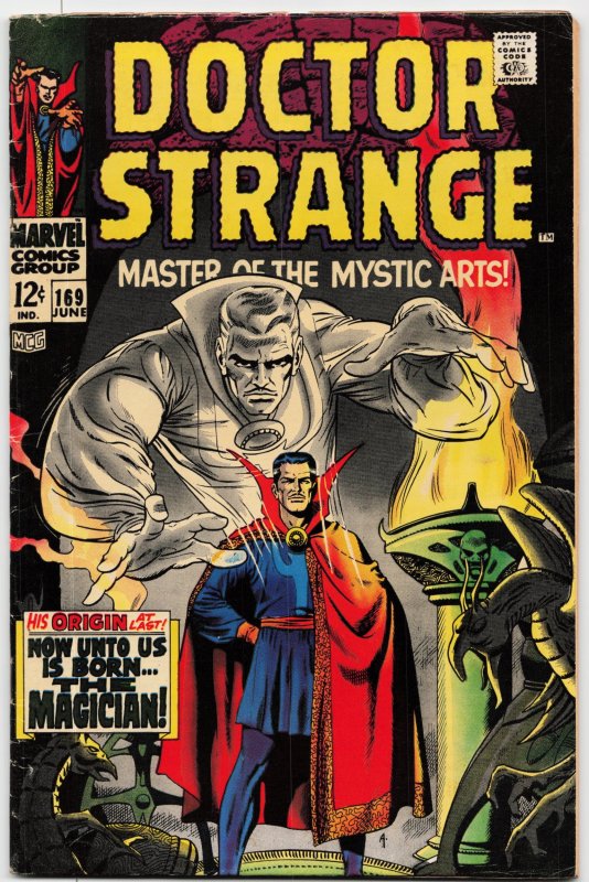 Doctor Strange #169 (Marvel Comics, 1968), raw, ungraded comic book — front cover