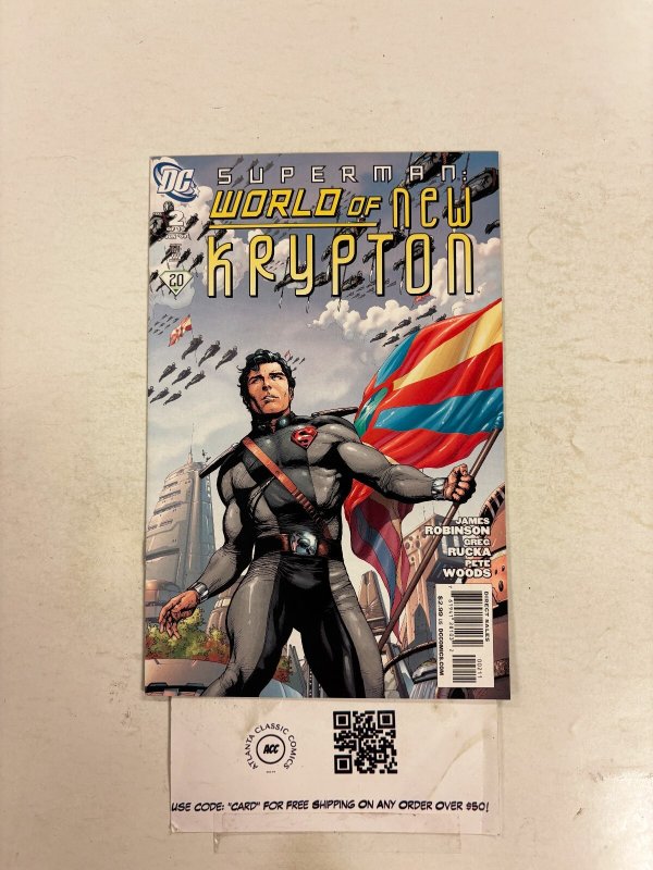 World of New Krypton #2 (DC Comics), raw comic book in NM condition — front cover