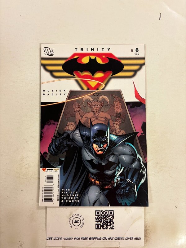 Trinity #8 (DC Comics, 2008), raw comic book in NM condition — front cover