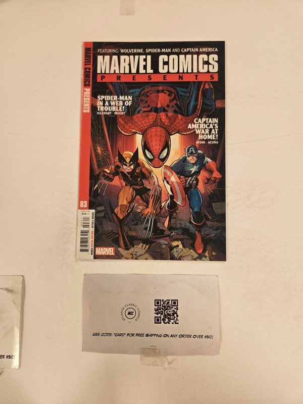 Marvel Comic Presents #3 (Marvel Comics), raw comic book in NM condition — front cover