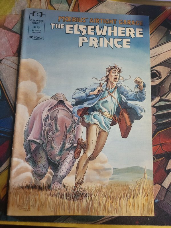 The Elsewhere Prince #1 (1990), raw, ungraded comic book — front cover