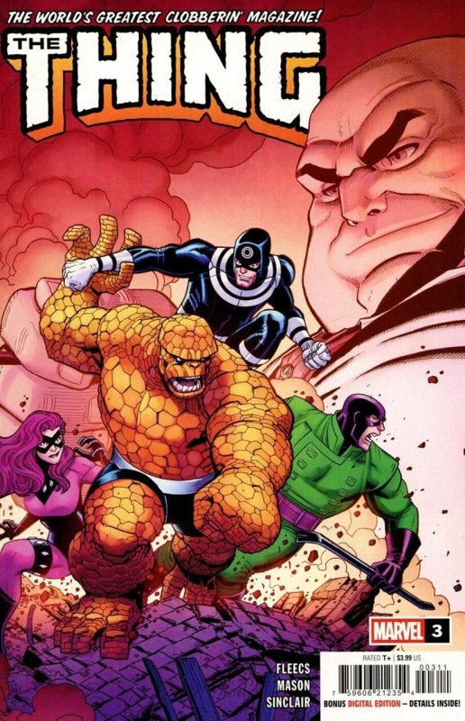 The Thing #3 (2025), raw comic book in NM condition — front cover