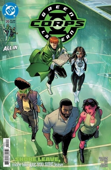 Green Lantern Corps #20 (DC Comics, 2026), raw, ungraded comic book — front cover