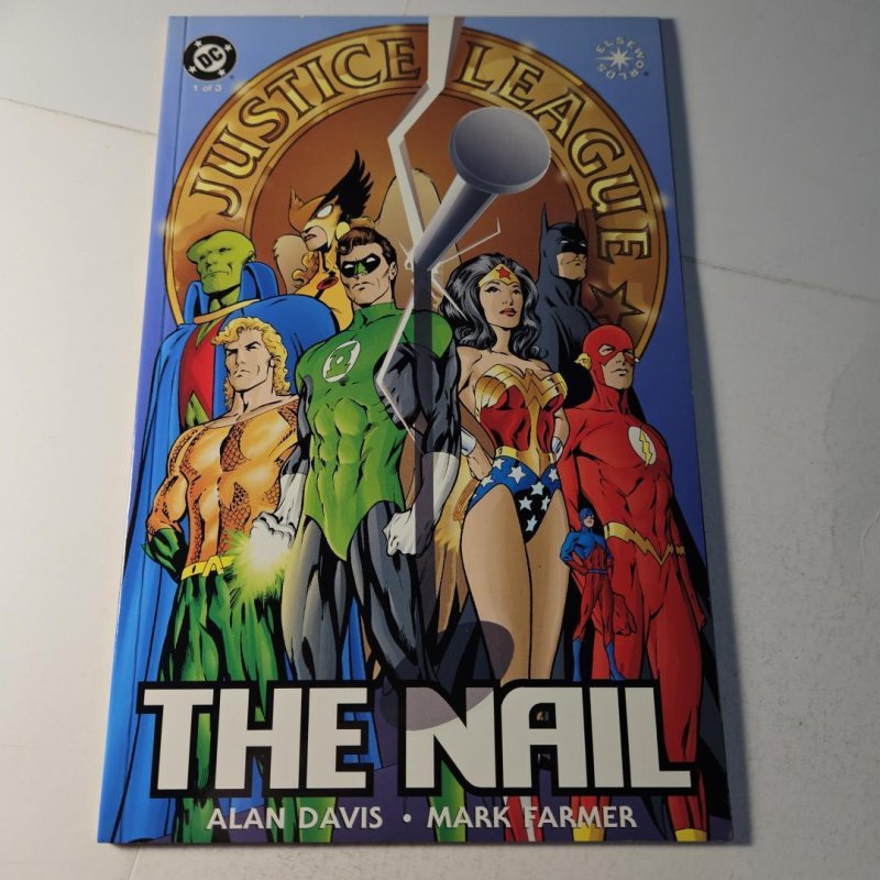 Justice League: The Nail #1 (DC Comics), raw comic book in NM condition — front cover