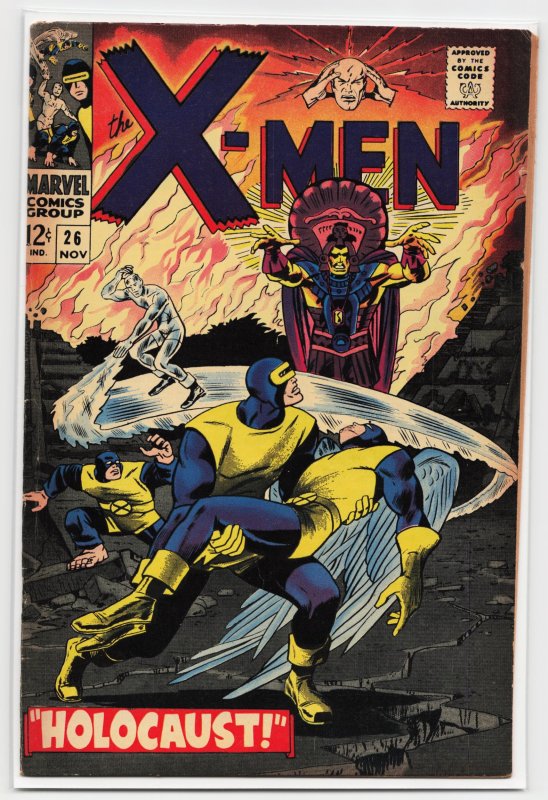 The X-Men #26 (Marvel Comics, 1966), raw, ungraded comic book — front cover