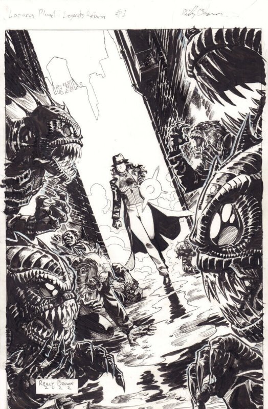 Lazarus Planet: Legends Reborn #1, raw, ungraded comic book — front cover