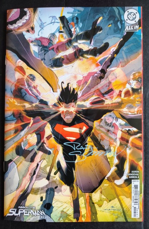 Absolute Superman #4 (DC Comics), raw comic book in NM condition — front cover