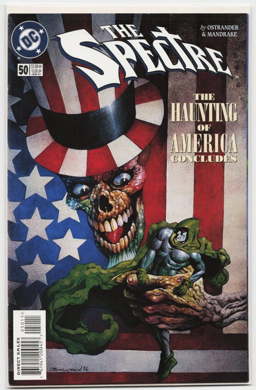 The Spectre #50 (1997), raw, ungraded comic book — front cover