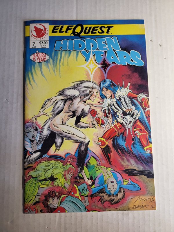ElfQuest: Hidden Years #7 (WaRP Graphics, 1993), raw, ungraded comic book — front cover