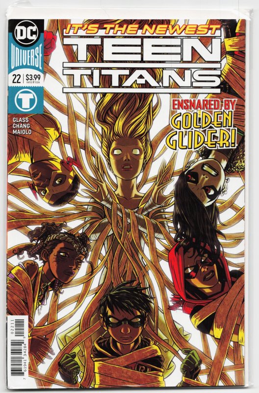 Teen Titans #22 (DC Comics, 2018), raw, ungraded comic book — front cover