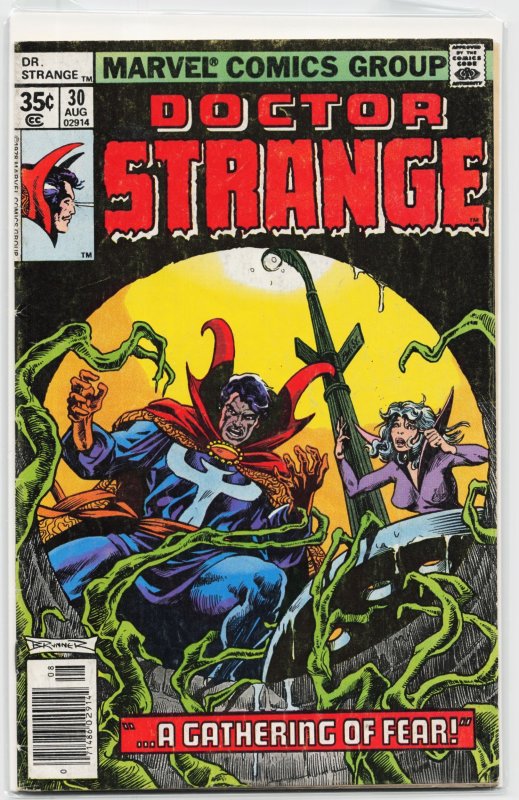 Doctor Strange #30 (Marvel Comics, 1978), raw, ungraded comic book — front cover