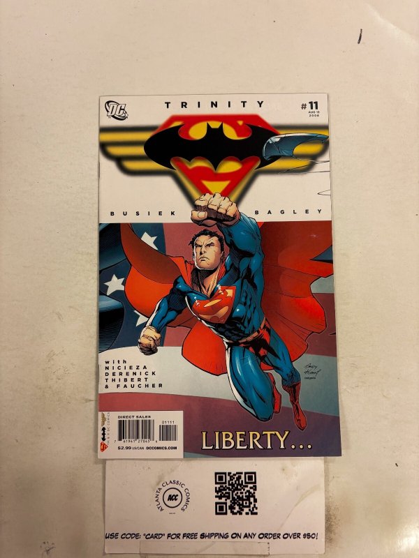 Trinity #11 (DC Comics, 2008), raw comic book in NM condition — front cover