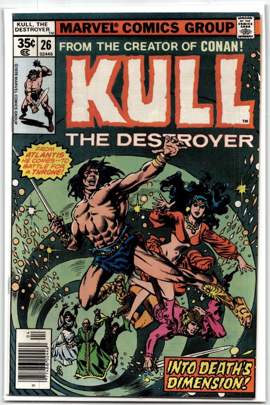 Kull the Destroyer #26 (1978), raw, ungraded comic book — front cover