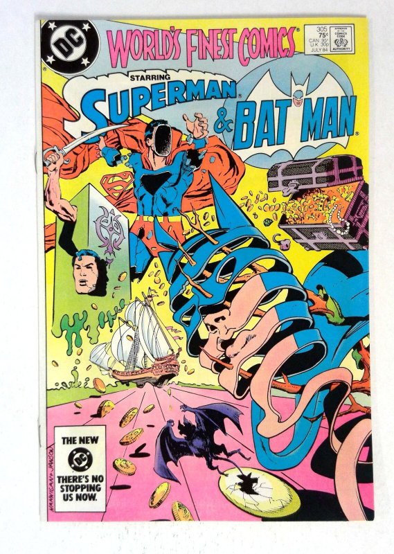 World's Finest Comics #305 (DC Comics, 1984), raw comic book in NM- condition — front cover