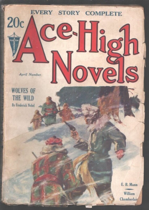 Ace-High Novels #1, raw, ungraded comic book — front cover