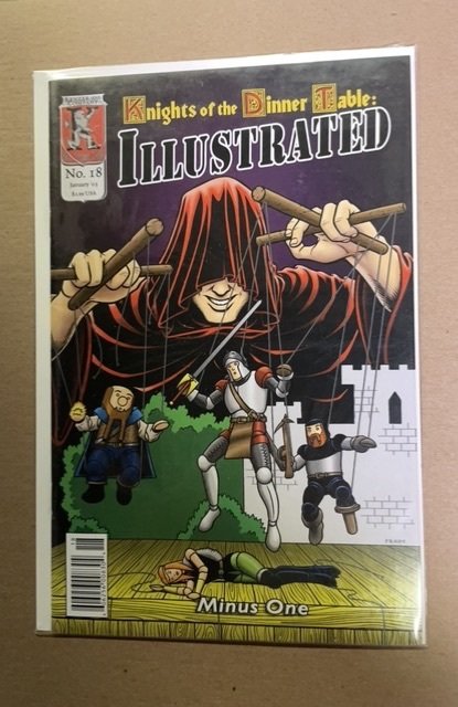 Knights of the Dinner Table Illustrated #18, raw, ungraded comic book — front cover