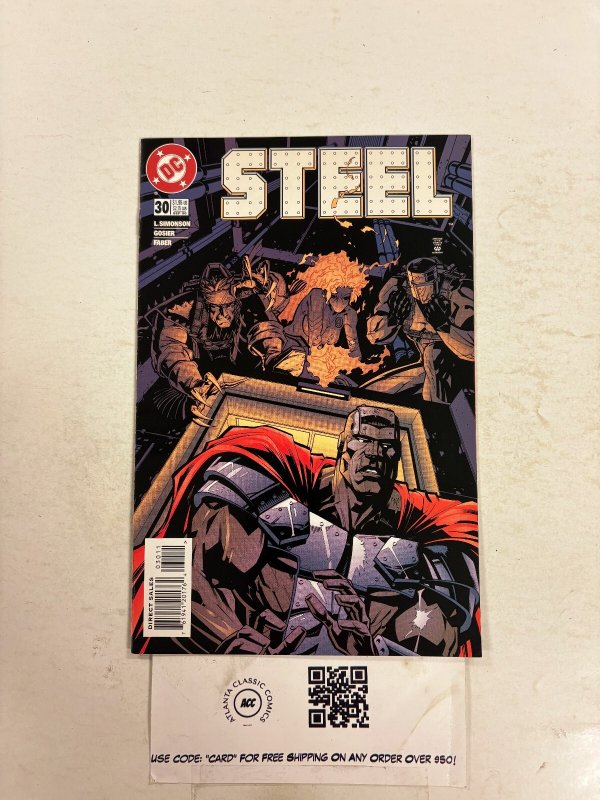 Steel #30 (DC Comics, 1996), raw comic book in NM condition — front cover