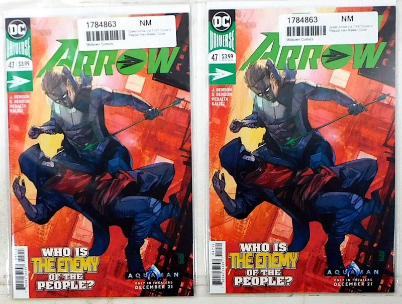 Green Arrow Lot of 2 #47 x2 (2019) DC Comics 9.4 NM 1st Print Comic Books (DC Comics, 2019), raw comic book in NM 9.4 condition — front cover