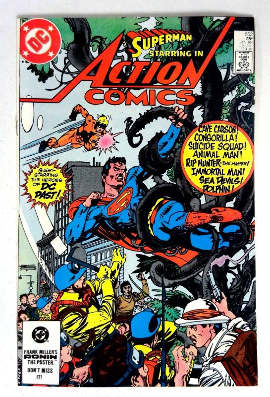 Action #552 (DC Comics, 1984), raw comic book in NM- condition — front cover