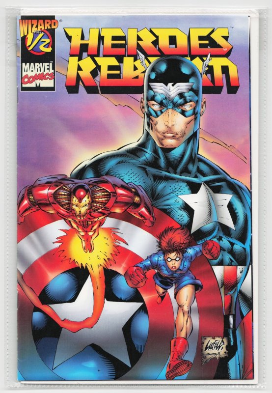 Heroes Reborn #½ (1996) (1996), raw, ungraded comic book — front cover