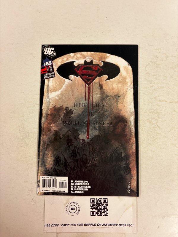 Superman Batman #65 (DC Comics), raw comic book in NM condition — front cover