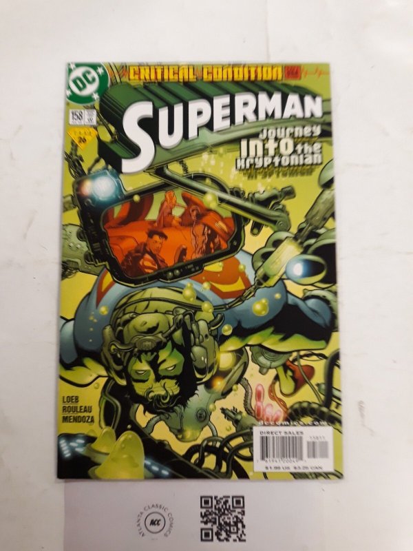 Superman #158 (DC Comics, 1963), raw comic book in NM condition — front cover