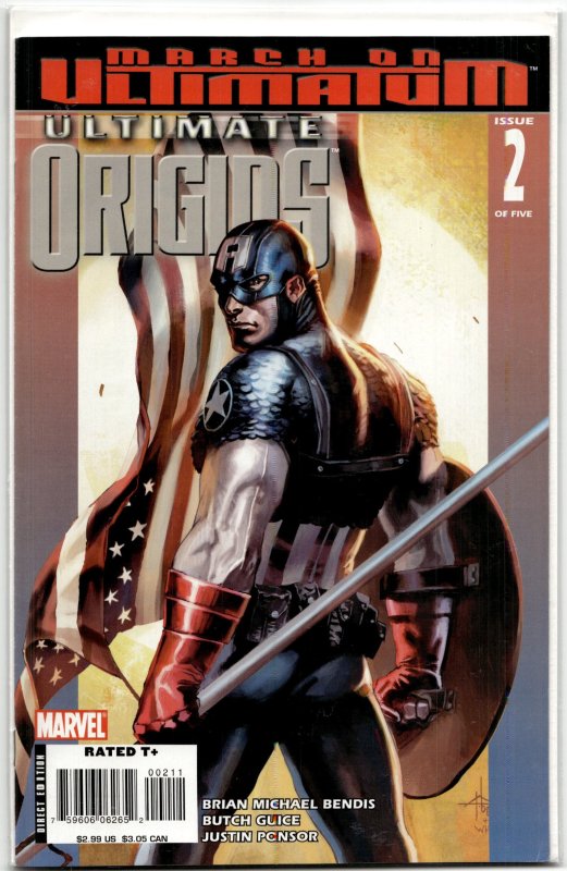 Ultimate Origins #2 (2008), raw, ungraded comic book — front cover