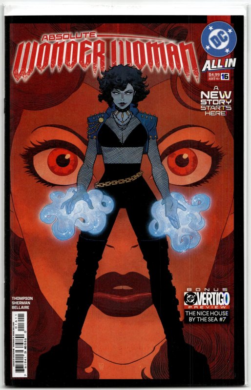 Absolute Wonder Woman #16 (DC Comics, 2026), raw, ungraded comic book — front cover